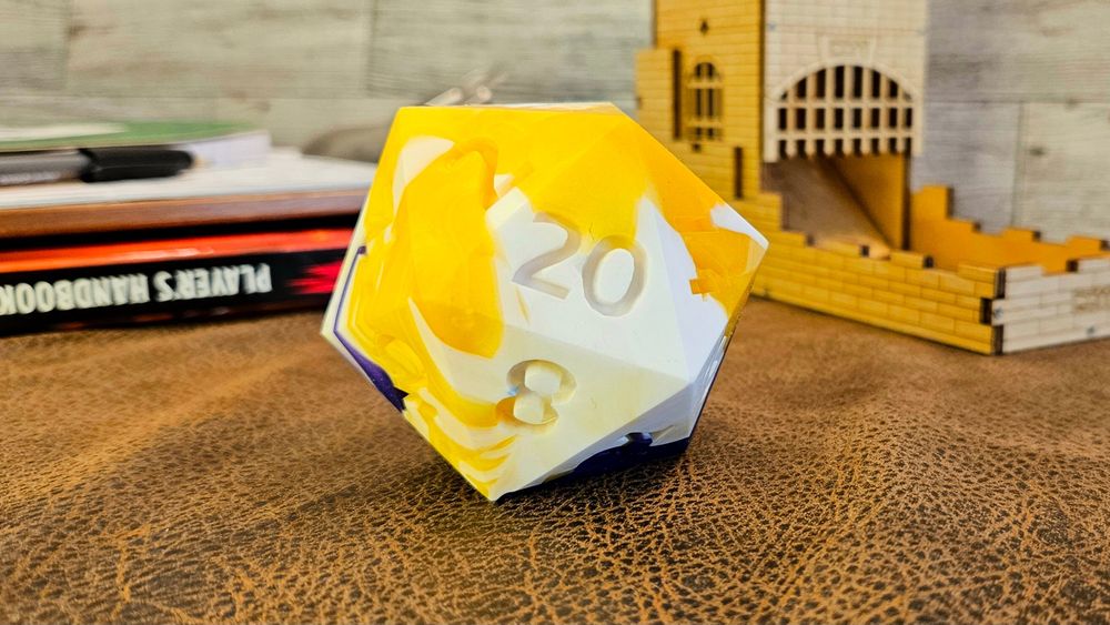 60mm Squishy Nonbinary D20